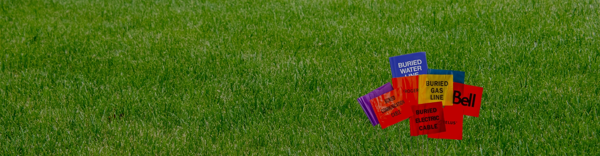 Custom Marking Flags Banner