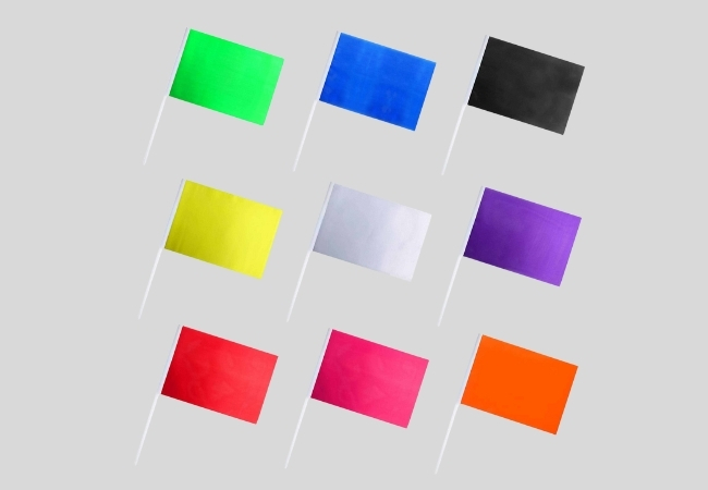 Custom Marking Flags With Multi-colors