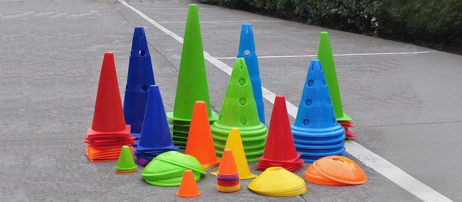 Diferentes Mini Cones de Trânsito