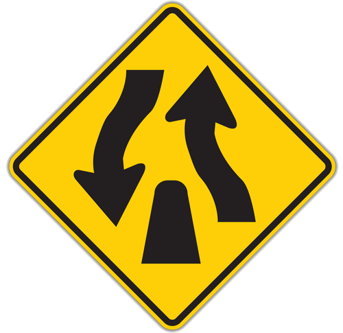 Divided Highway Ahead