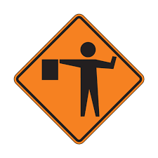 Flagger Ahead