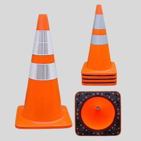 Fluorescent Orange PVC Traffic Cones