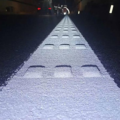 Glass Bead Pavement Marking