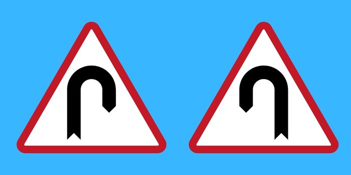 Hairpin Bend Sign