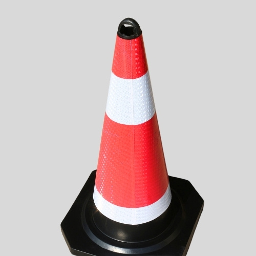 Cone de trânsito de borracha LZ-70A