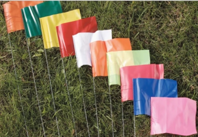 Marking Flags in Bright Color