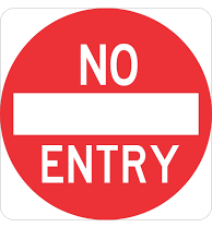 No Entry Sign