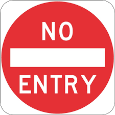 No Entry