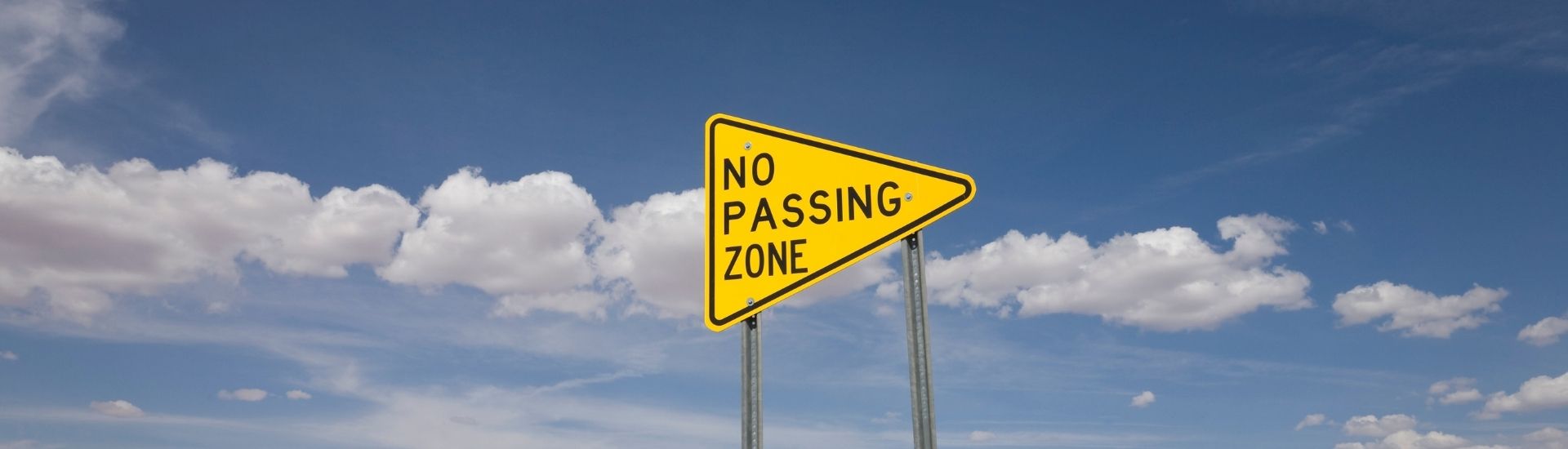 No Passing Zone Signs Meaning
