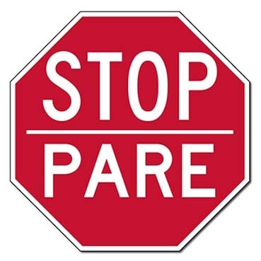 PARE Stop Sign