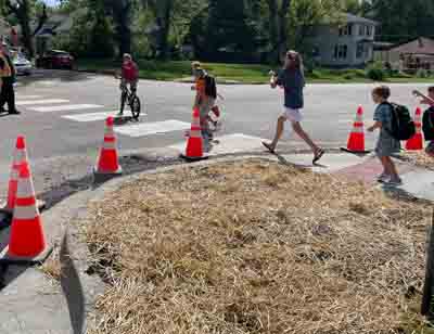 PE Traffic Cones for School Zone