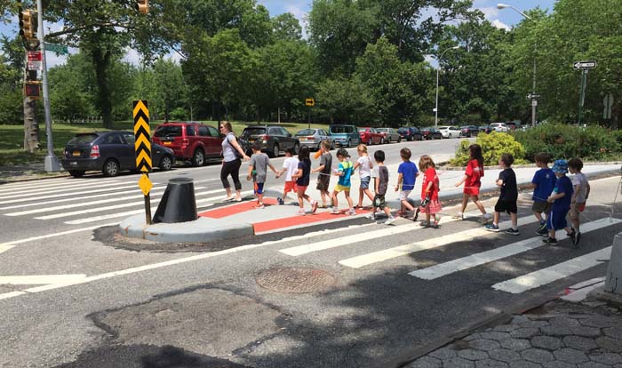 Pedestrian Refuge Island