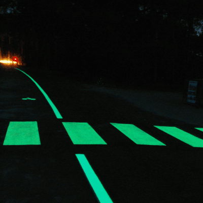 Photoluminescent Paint for Road Markings