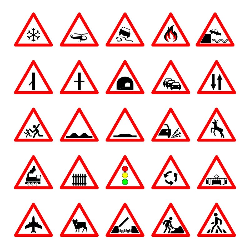 Road Hazard Signs
