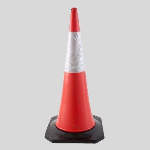 Rubber base PE Traffic Cone