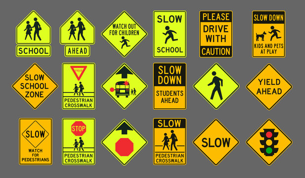 School Crossing Signs