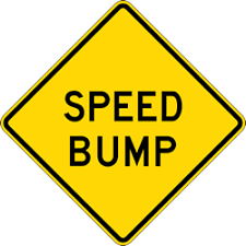 Speed Bump Signage