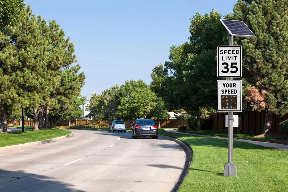 Speed Limit Radar Signs