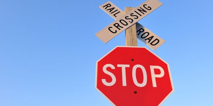 Stop Railroad Crossing