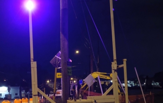 Strobe Lights for Construction Site