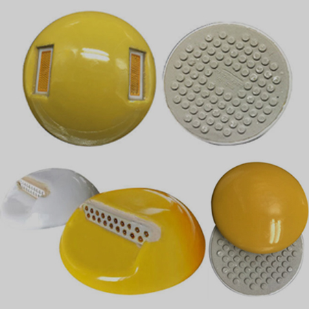 ceramic reflective road studs