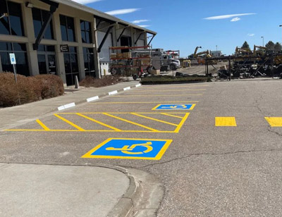 parking lot painting