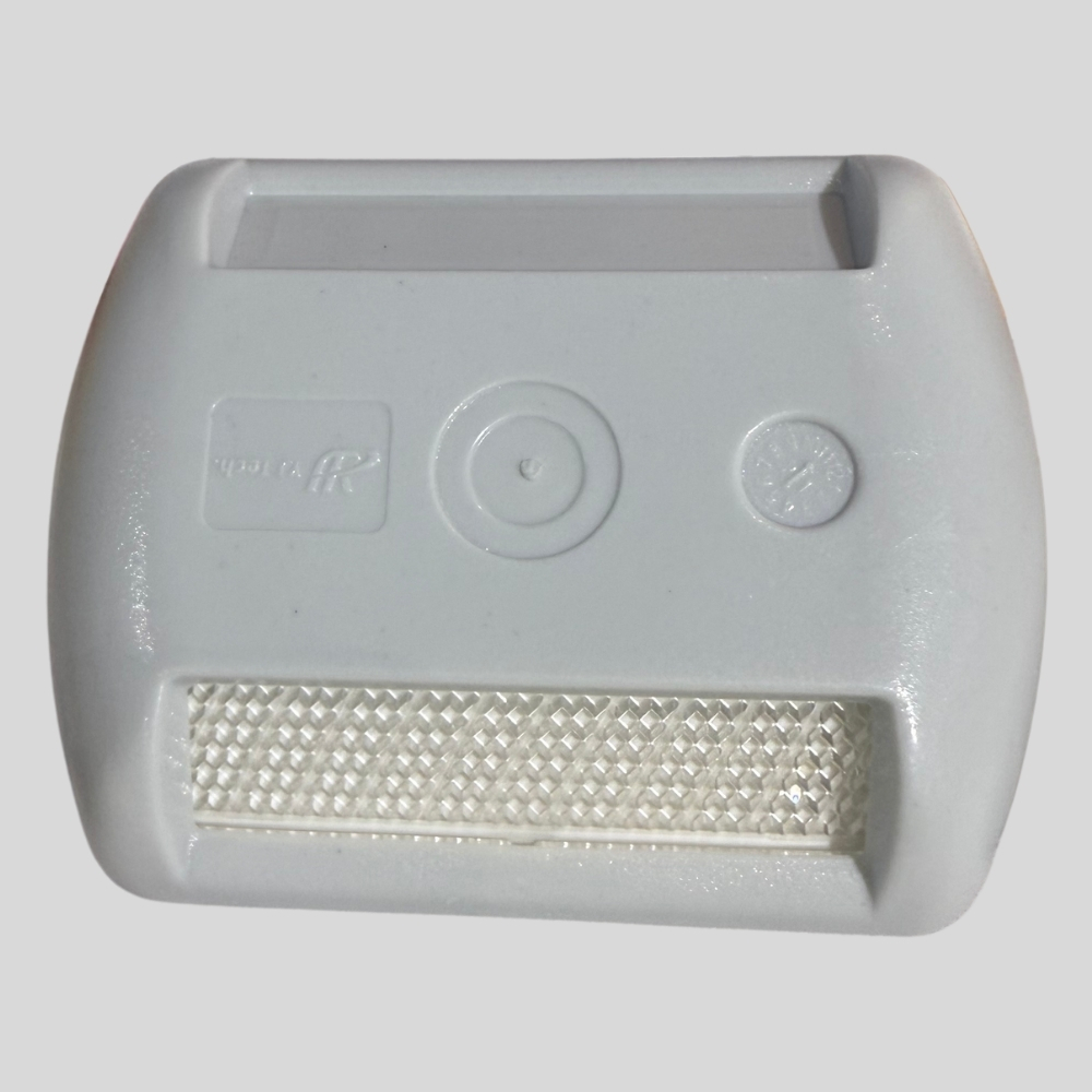 white reflective studs