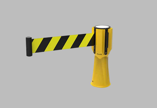 yellow black traffic cone toppers