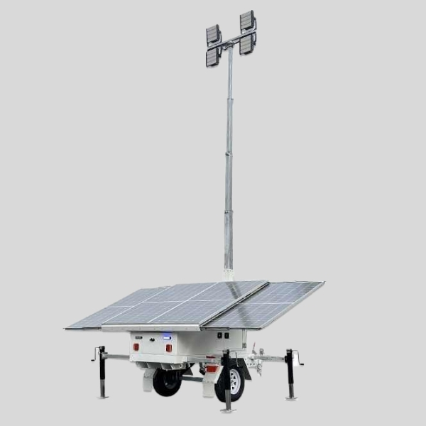 23 Fuß 480W tragbarer Solarbeleuchtungsturm