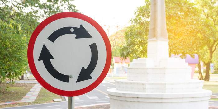 Circle Shape Sign