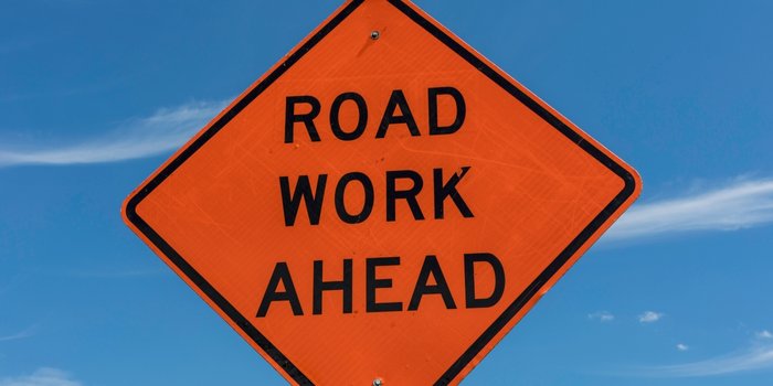 Diamond Road Sign