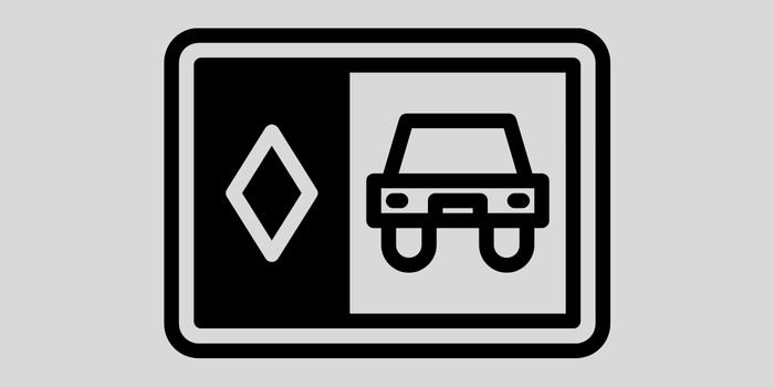 Placa de faixa para veículos de alta ocupação