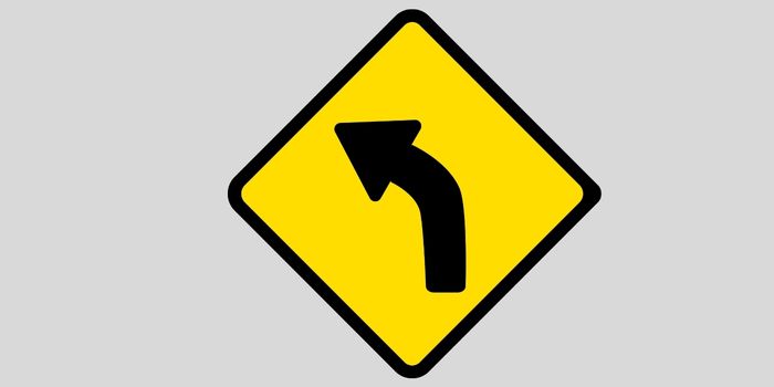 Sinal de curva à esquerda