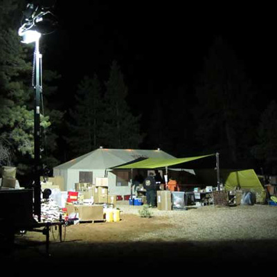 Lichtturm für Camping