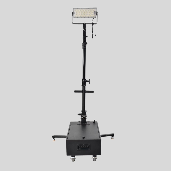 Mobile wiederaufladbare LED-Batterie-Lichtmasten
