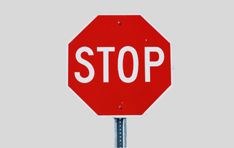 Señal de parada lenta