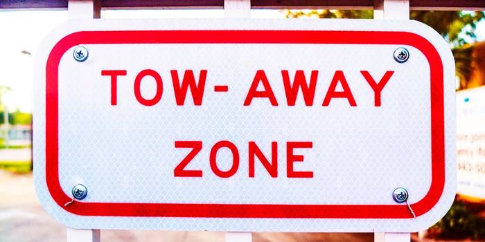 Tow Away Zone Signs