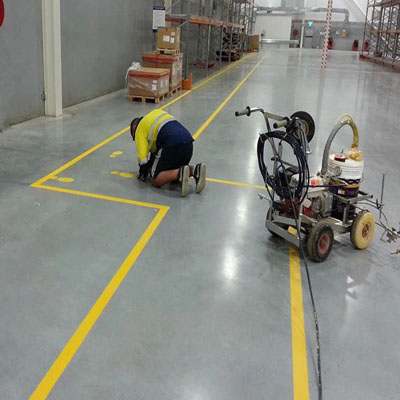 road marking machine for industrial markings