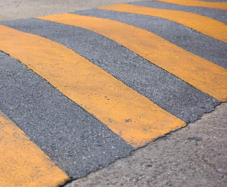 Concrete Speed Bumps