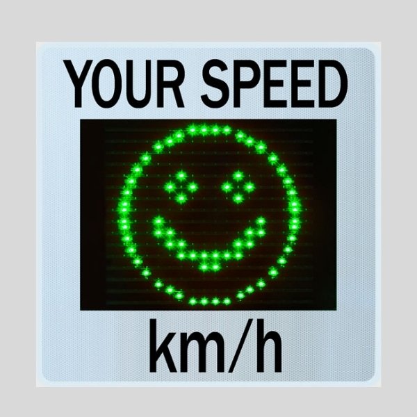 LED Smiley Radar Speed Sign