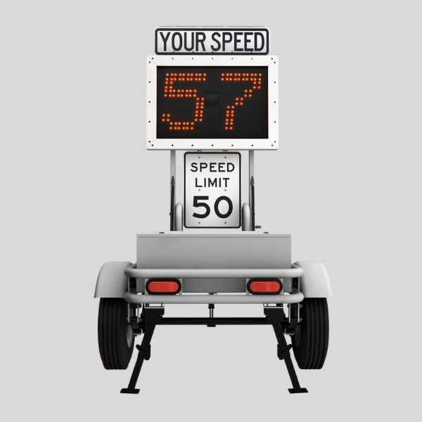 Mobile Trailer-mounted Radar Speed Sign