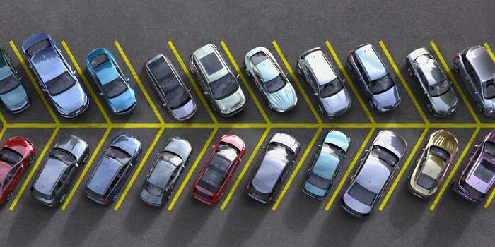 Estacionamento oblíquo