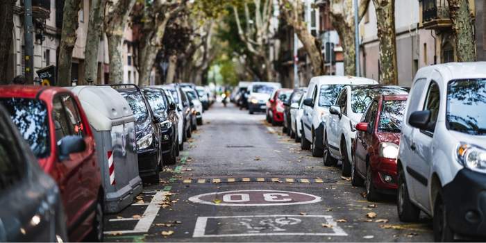 Estrada de estacionamento