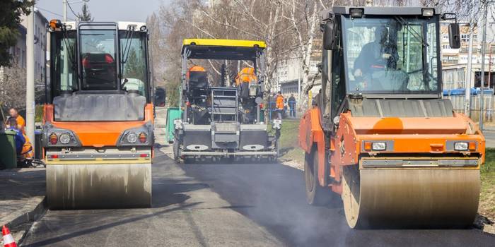 Máquinas para construção de estradas