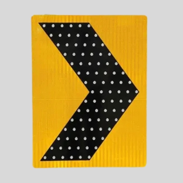 Solar Aluminum Chevron Traffic Sign