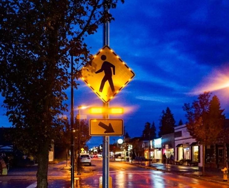 Solar Pedestrian Crosswalk Signs for Sale