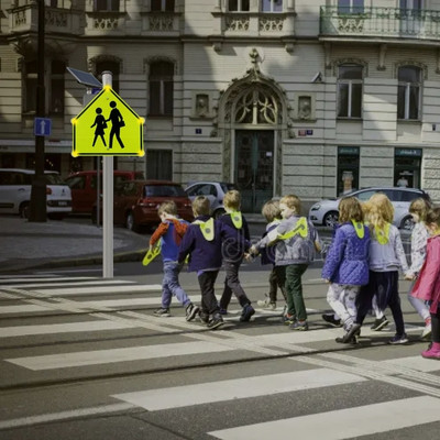 Solar Sign for School Zones and Crosswalks