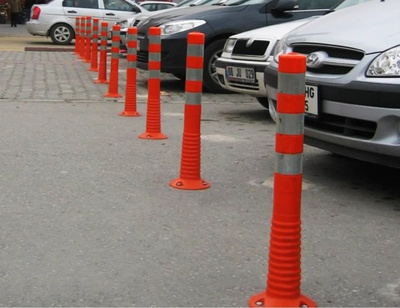 Spring Post for Parking Lot