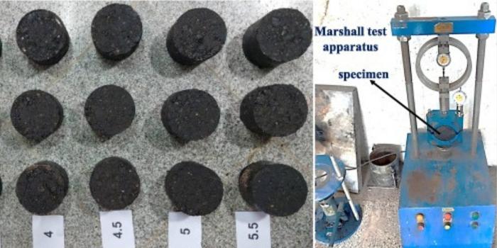 teste de marechal de asfalto