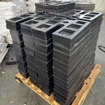 Palettisation de bases en caoutchouc de 30 lb